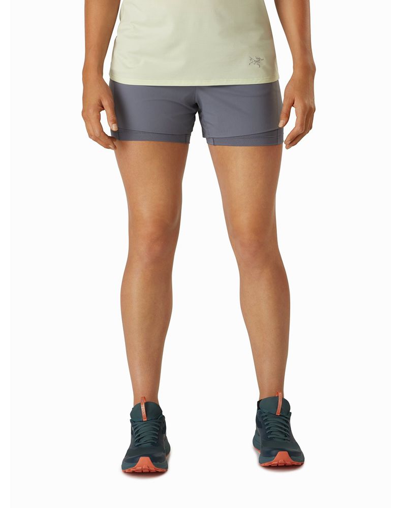 Arc'teryx Kapta 3.5 Shorts Womens - Grey