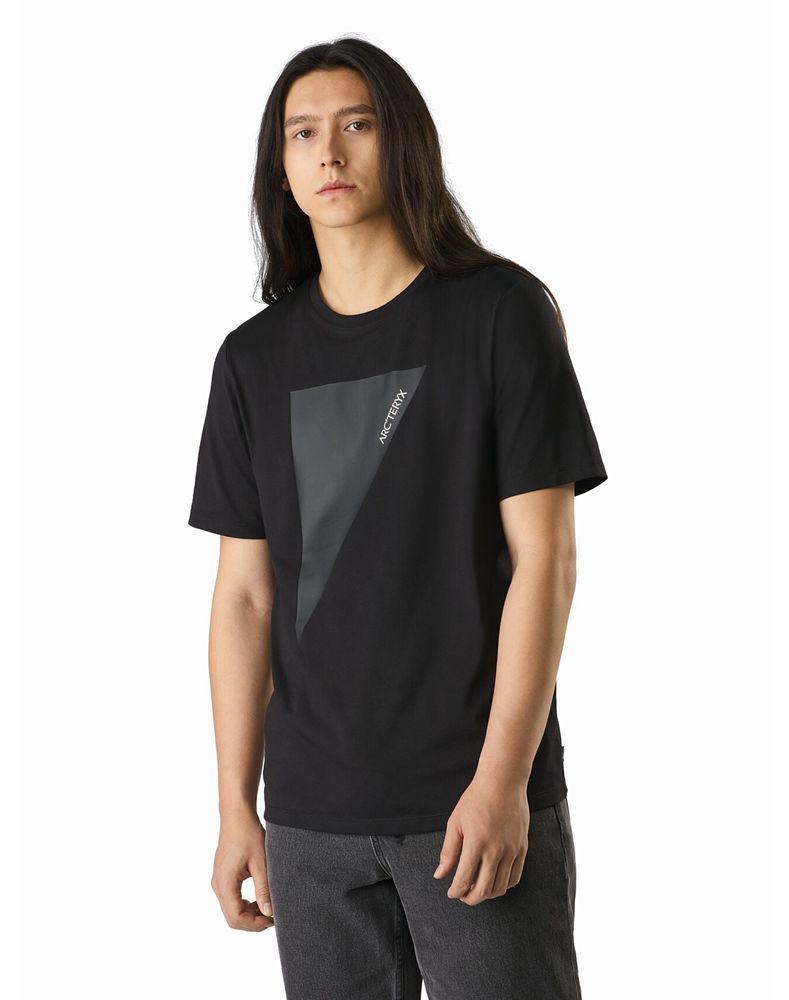 Arc'teryx Arc'postrophe Word T-Shirt Mens - Black