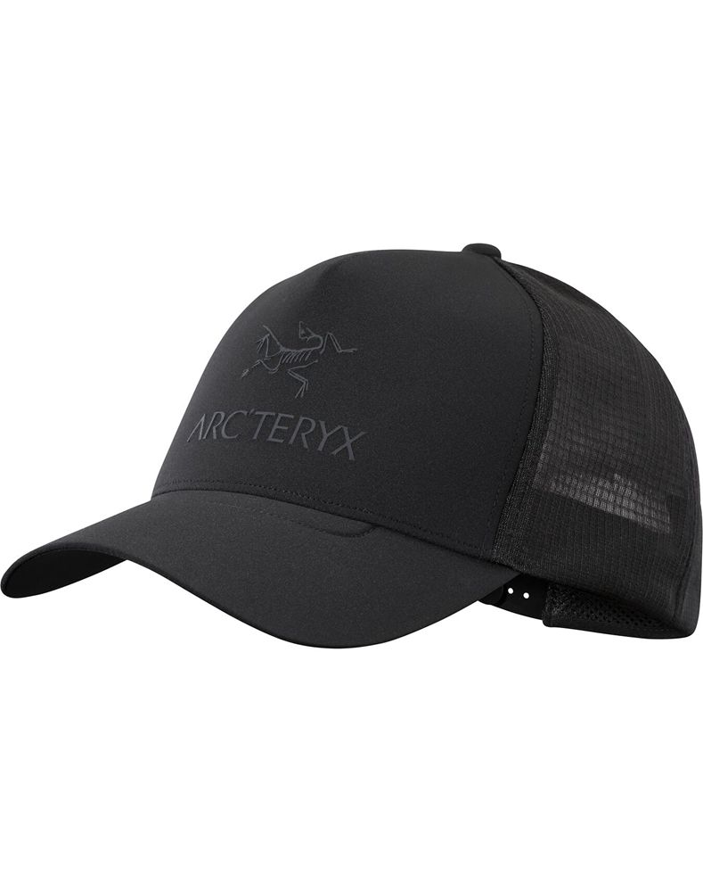 Arc'teryx Logo Trucker Hat Mens - Black