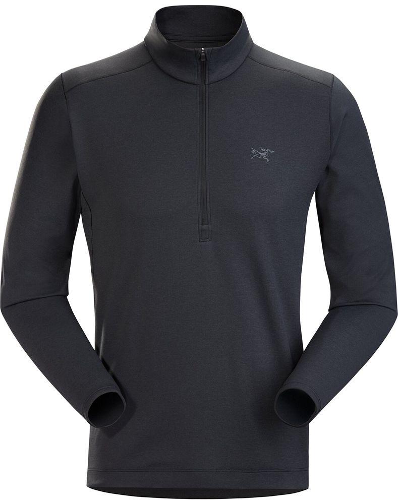 Arc'teryx Motus AR Zip Neck LS Fleece Mens - Black