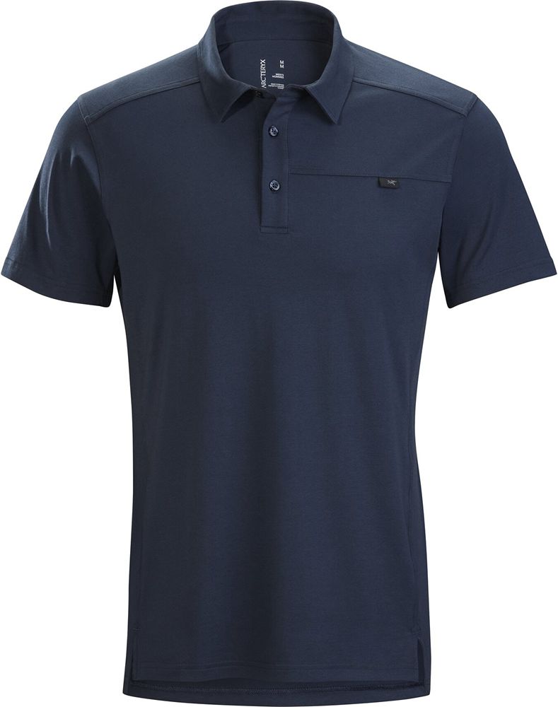 Arc'teryx Captive SS Polo Shirt Mens - Blue