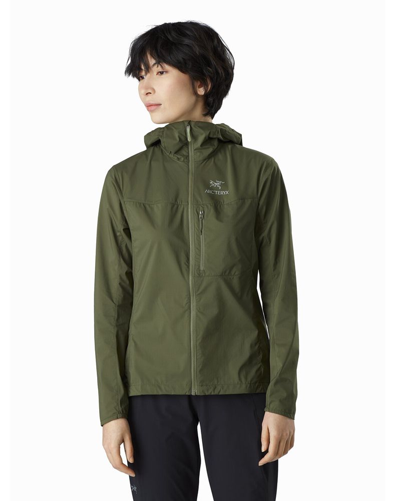 Arc'teryx Squamish Hoody Jacket Womens - Green