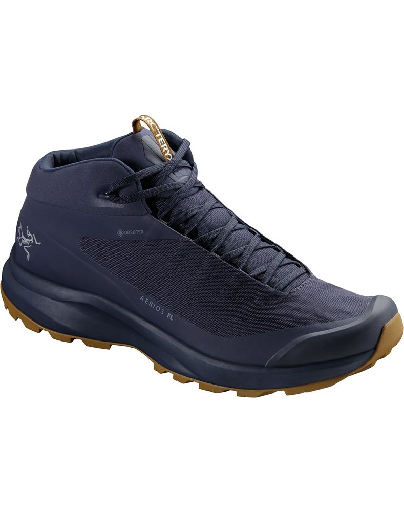 Arc'teryx Aerios FL Mid GTX Hiking Shoes Mens - Blue