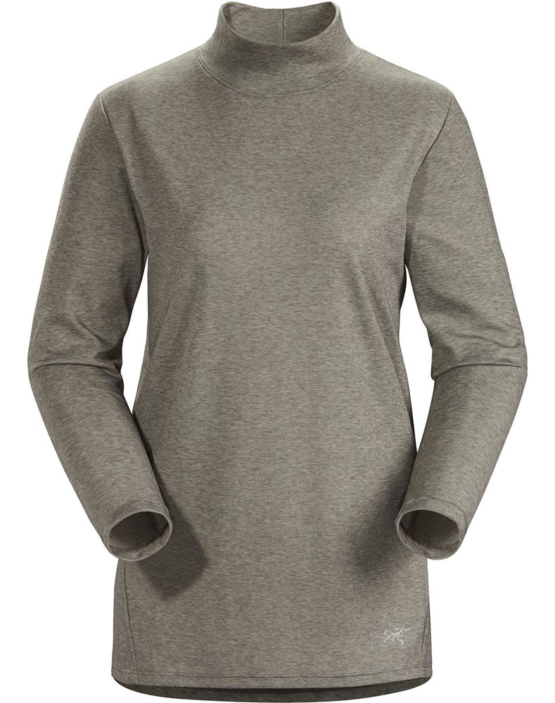 Arc'teryx Lumin Mock Neck Top Womens - Beige