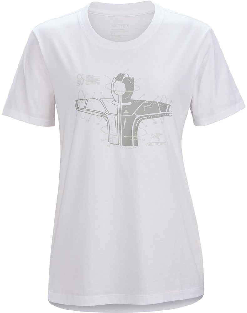 Arc'teryx Arc'hive T-Shirt Womens - White