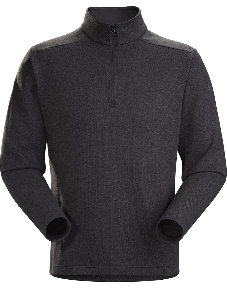 Arc'teryx Covert LT 1/2 Zip Fleece Mens - Black