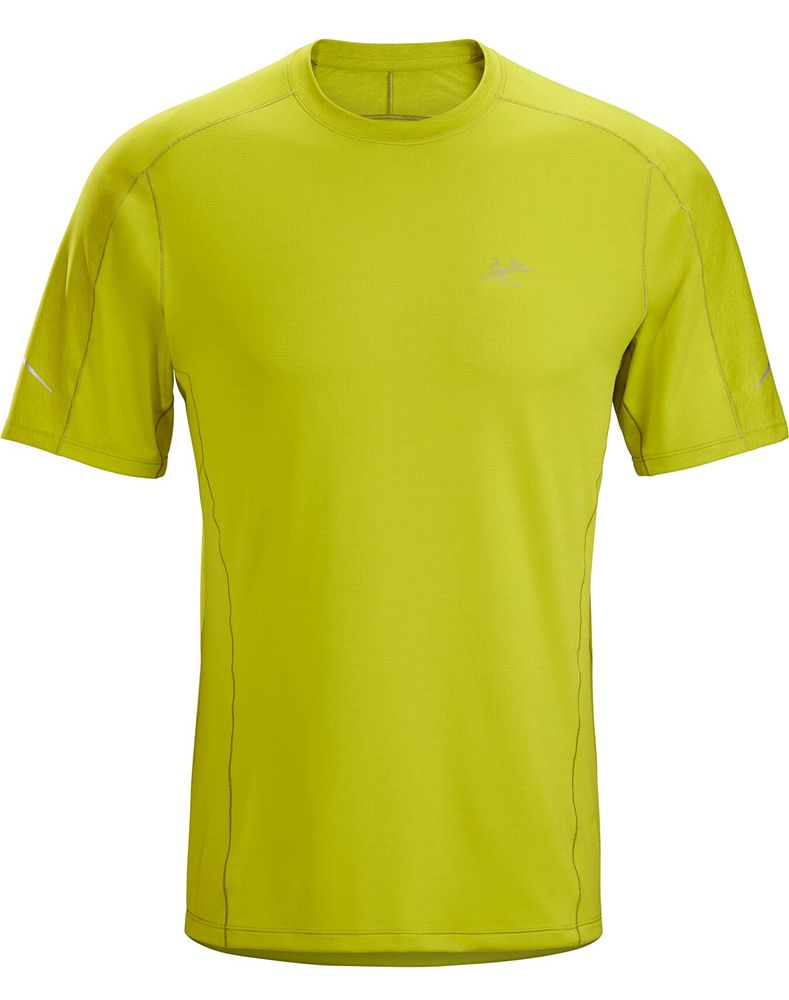 Arc'teryx Motus Comp SS T-Shirt Mens - Yellow