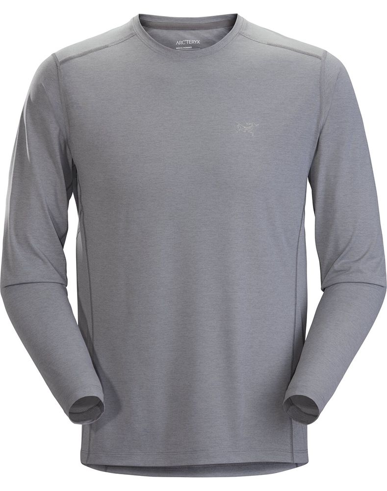 Arc'teryx Motus SL Crew Neck LS T-Shirt Mens - Grey