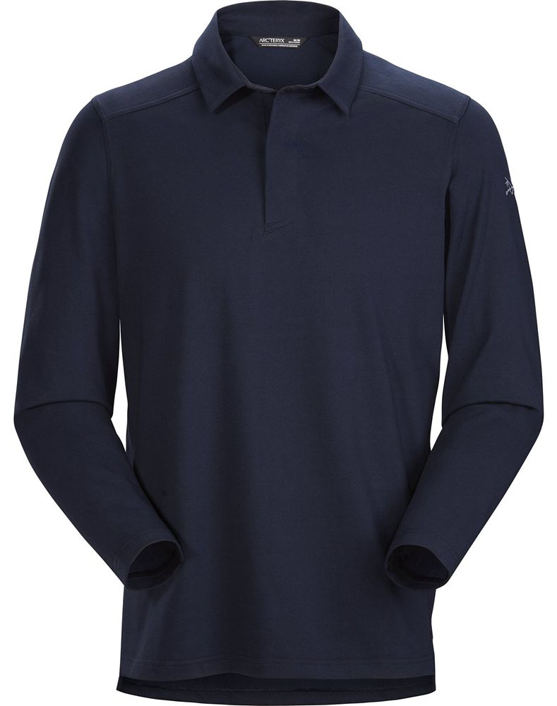 Arc'teryx Captive LS Polo Shirt Mens - Blue