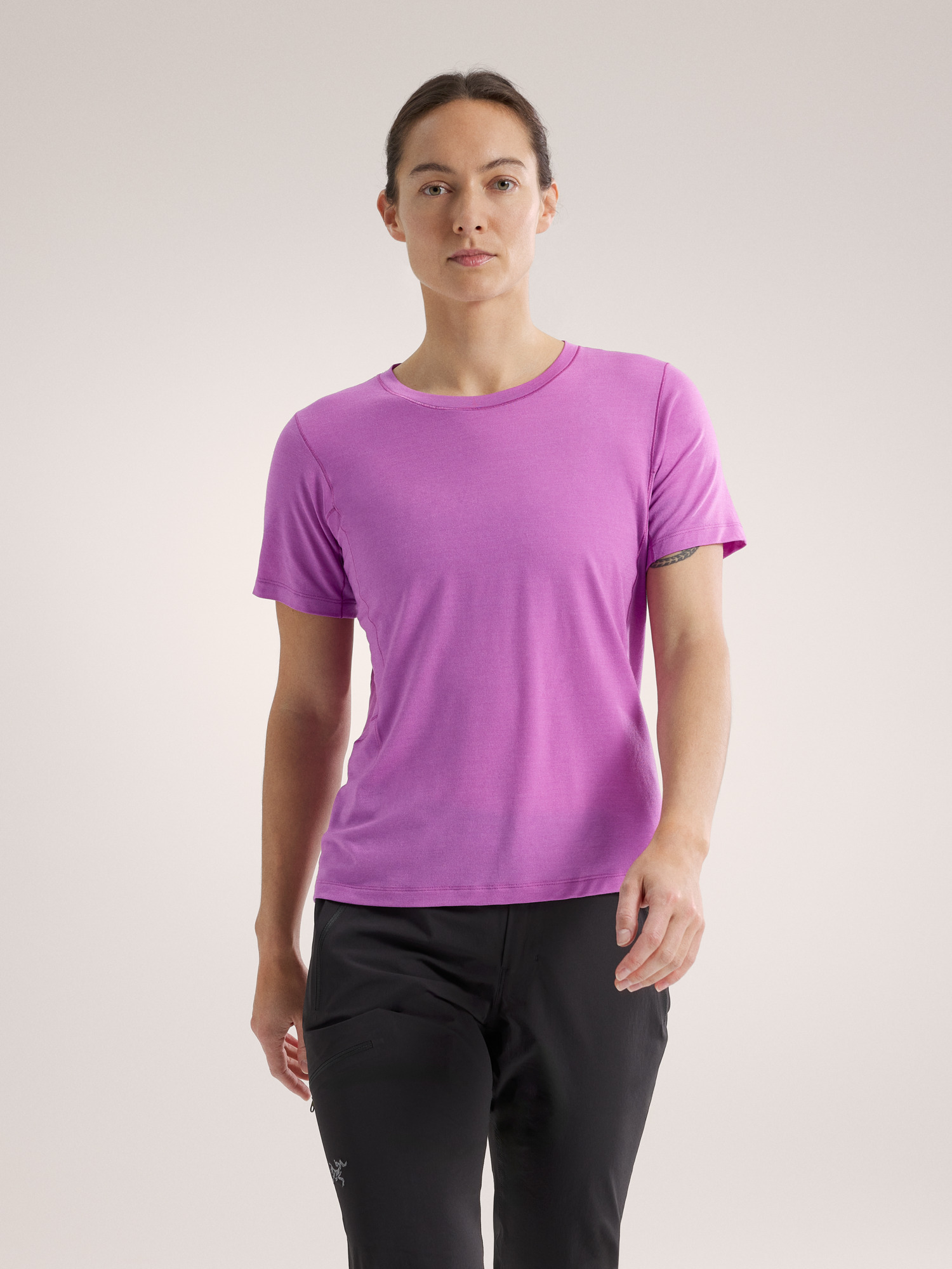 Lana Merino Wool Crew Shirt SS Women's