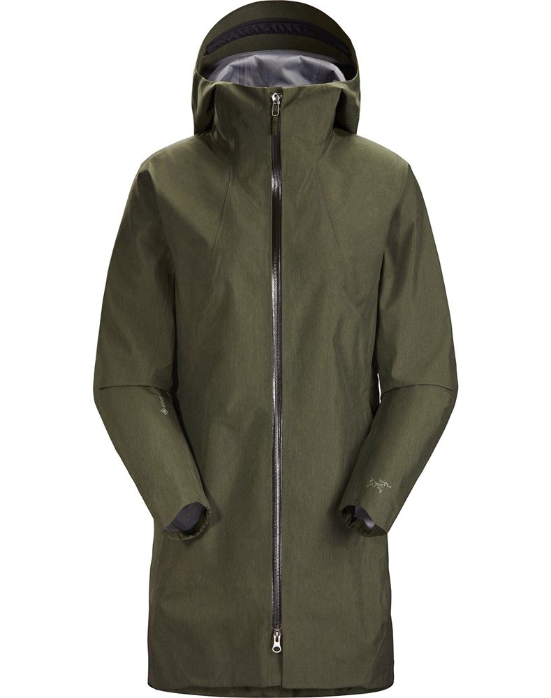 Arc'teryx Codetta Cinch Heather Coat Womens - Green