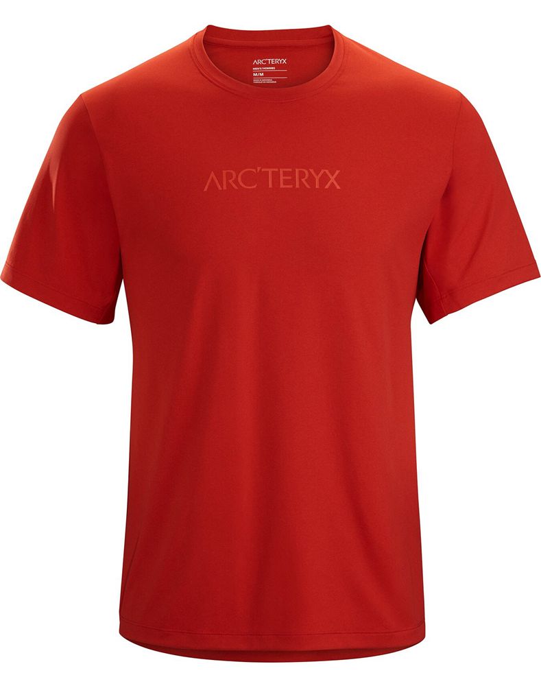 Arc'teryx Remige Word SS T-Shirt Mens - Red