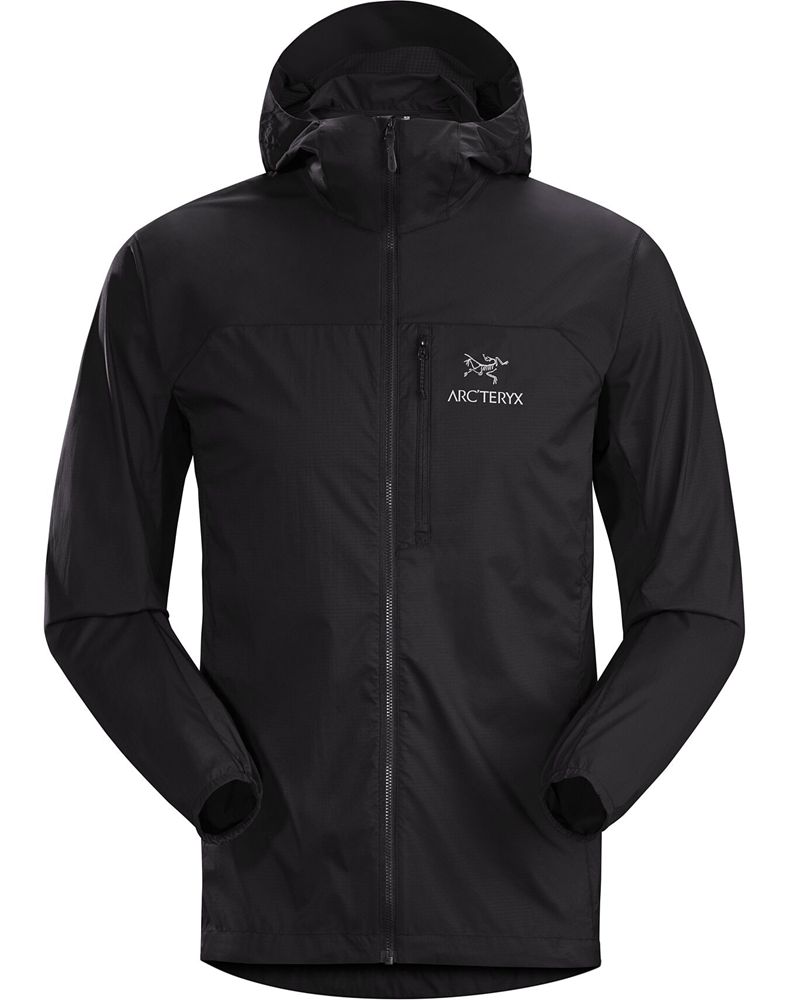Arc'teryx Squamish Hoody Jacket Mens - Black