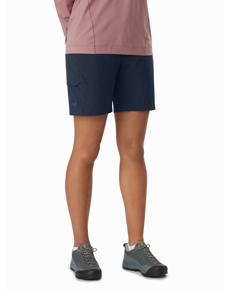 Arc'teryx Alroy 7 Shorts Womens - Blue