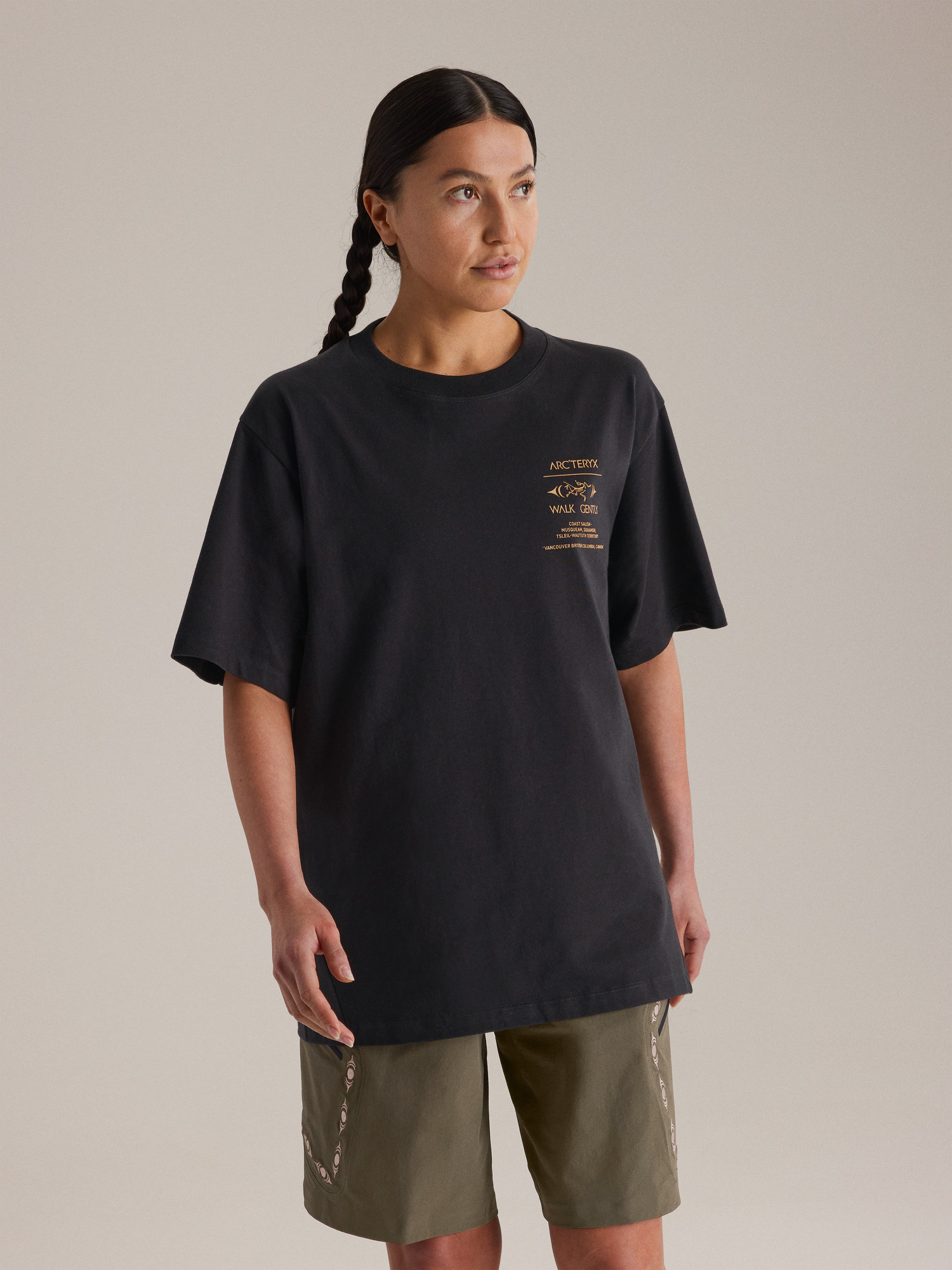 Walk Gently Cotton Cedar Bark Shirt SS Men's