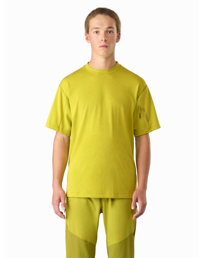 Arc'teryx Copal Pocket T-Shirt Mens - Yellow