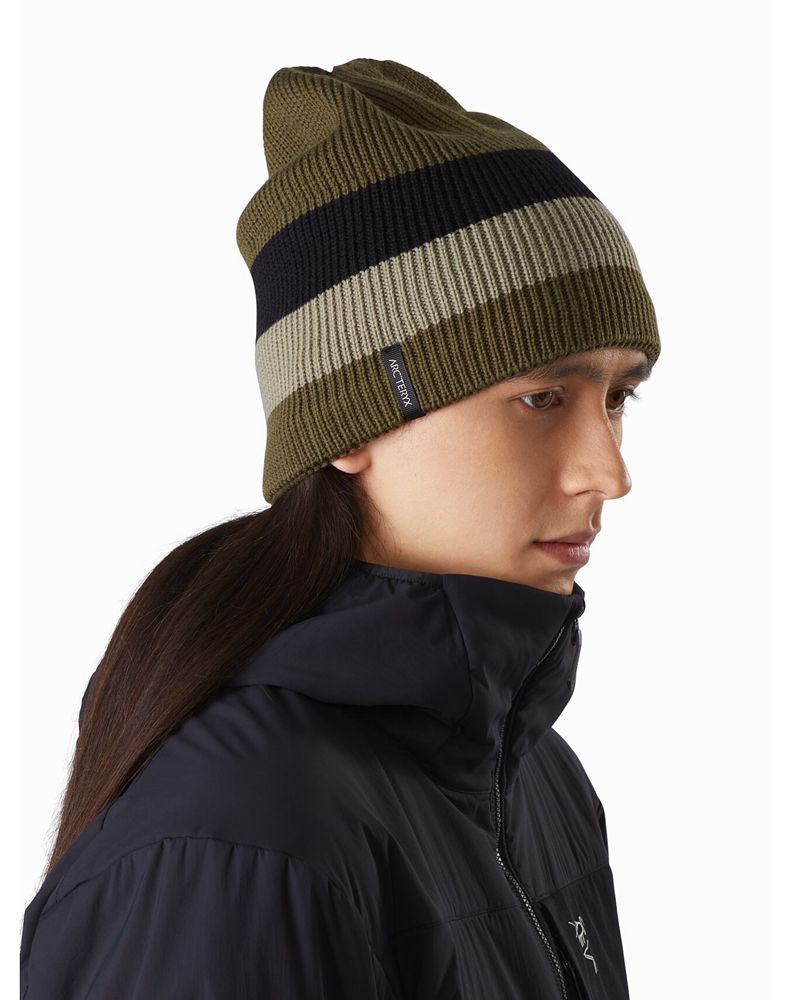 Arc'teryx Castlegar Striped Toque Womens - Green