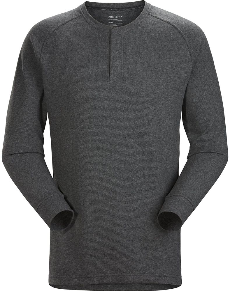 Arc'teryx Sirrus Henley LS T-Shirt Mens - Grey