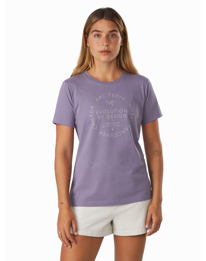 Arc'teryx Return To T-Shirt Womens - Purple
