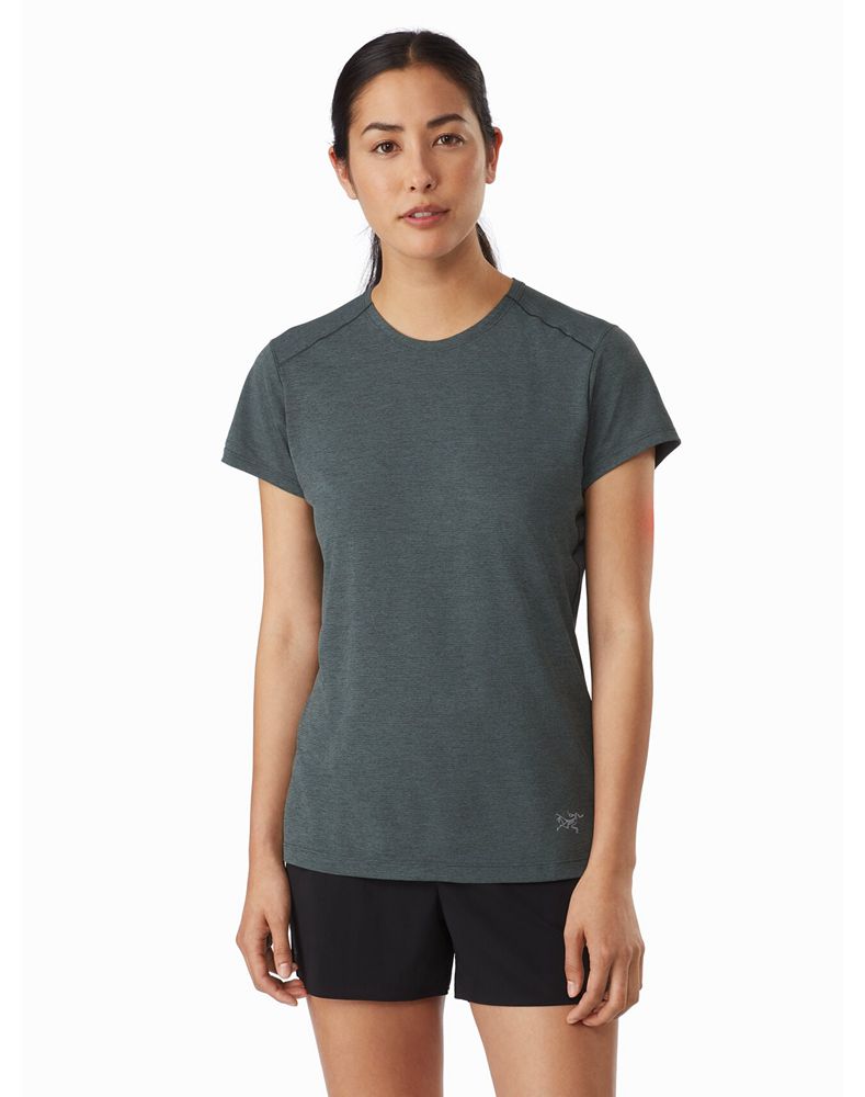 Arc'teryx Quadra Crew Neck SS T-Shirt Womens - Green