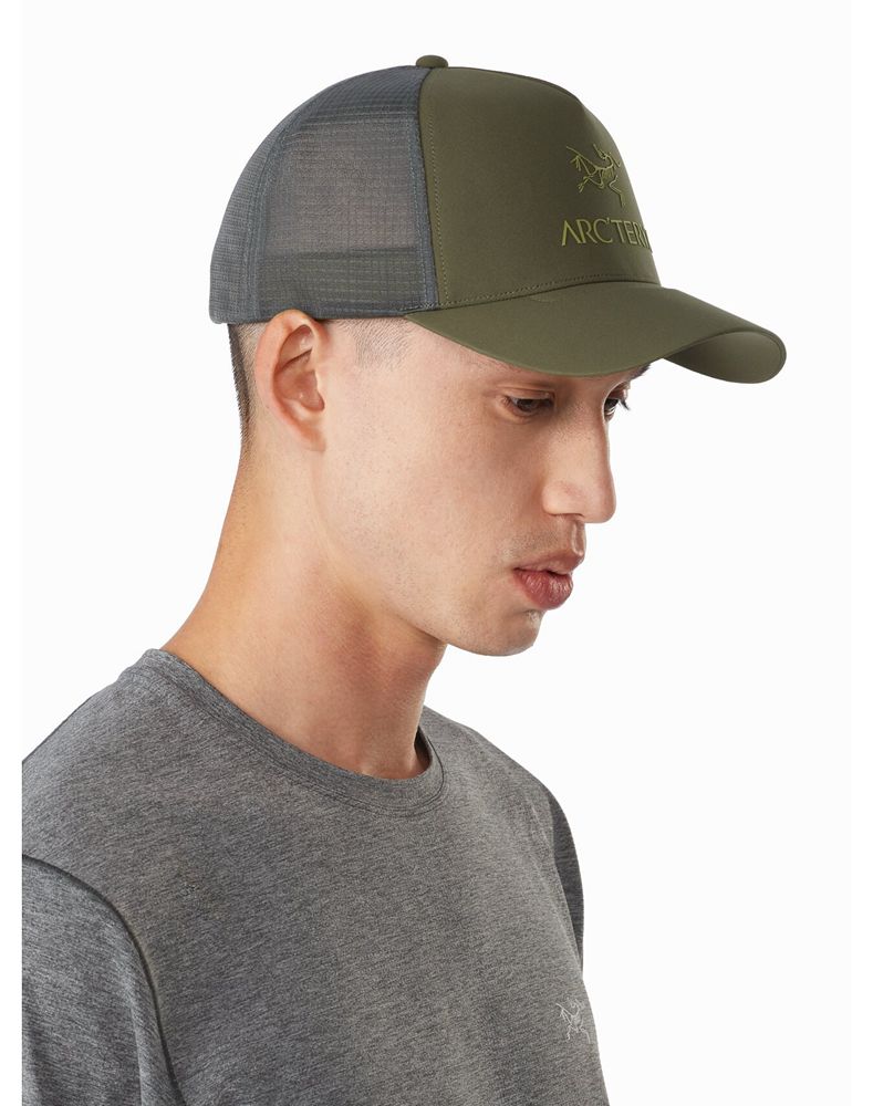 Arc'teryx Logo Trucker Hat Mens - Green