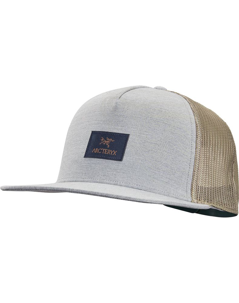 Arc'teryx Topographical Trucker Hat Womens - Grey