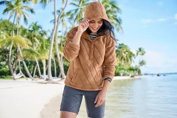 Lived-In Quilted Hoodie