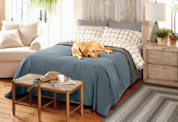 Dog-Proof Fleece Coverlet