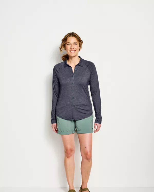 Women's DriCast™ Long-Sleeved Button-Front