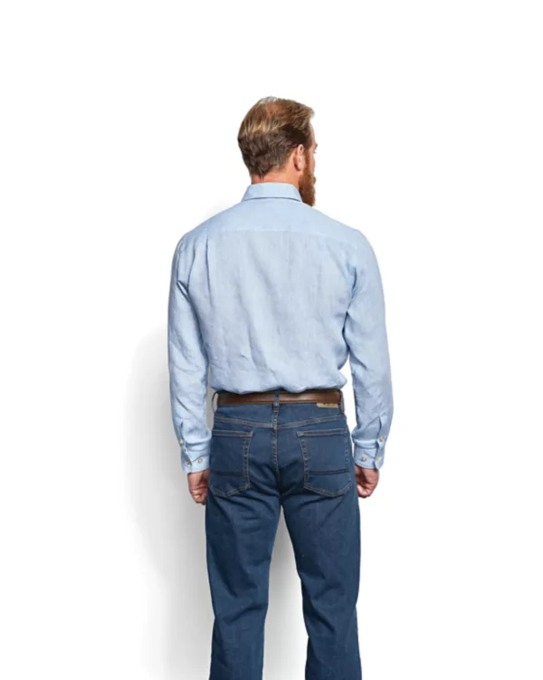 Pure Linen Long-Sleeved Shirt