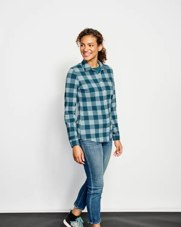 Women's Snowy River Brushed Knit Long-Sleeved Shirt