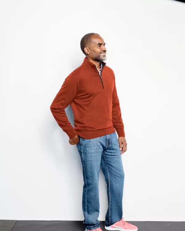 Merino Wool Quarter-Zip Sweater 2.0