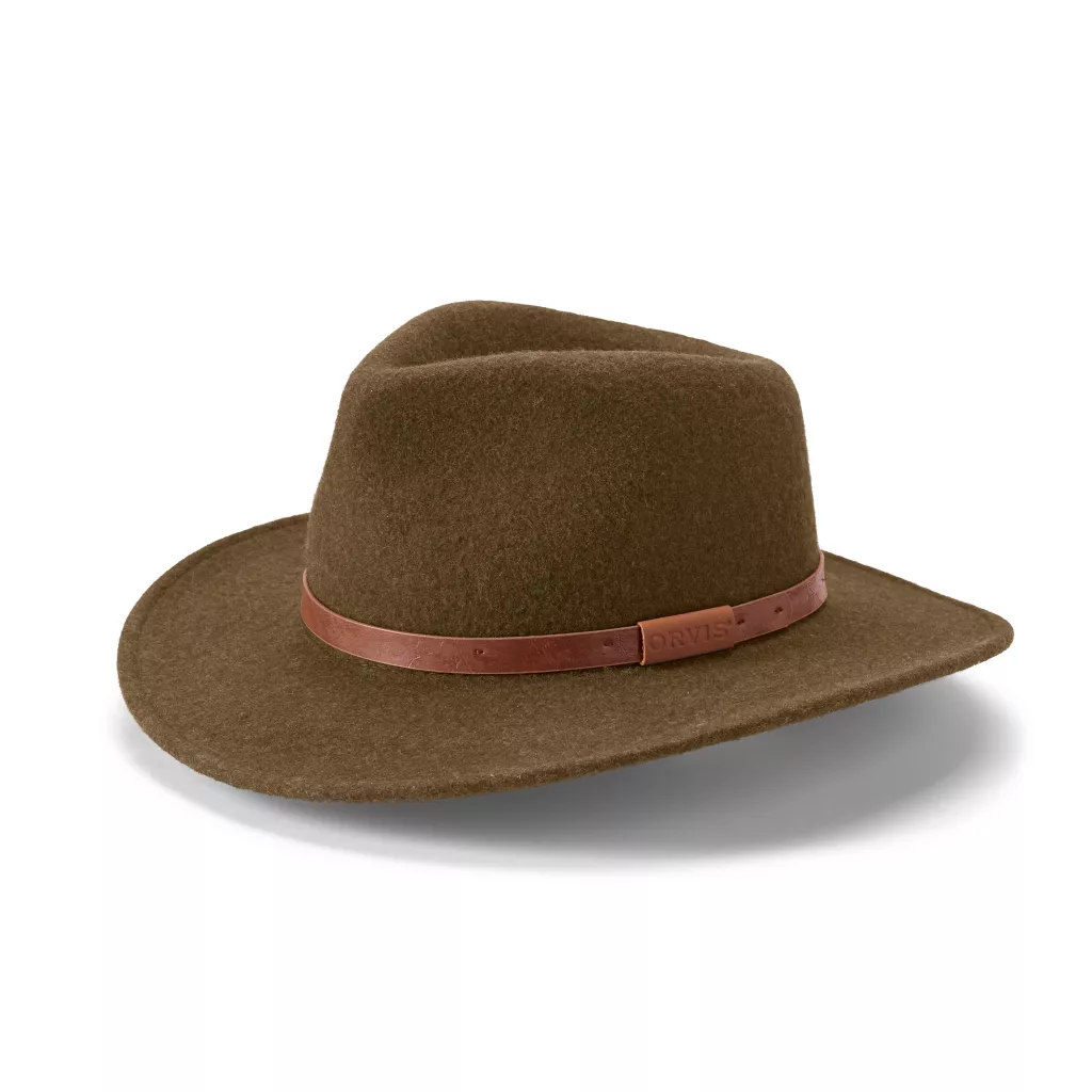 Heathered-Felt Hat