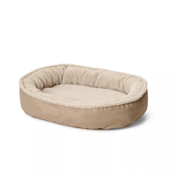Orvis ComfortFill-Eco™ Wraparound Dog Bed with Fleece
