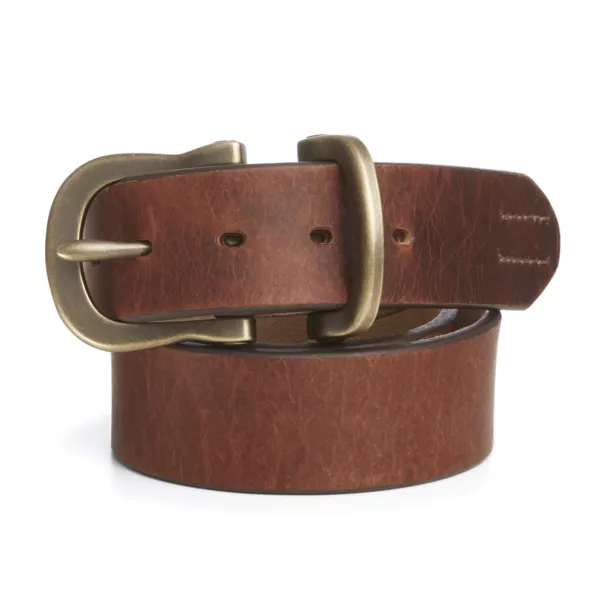 Saddle-Leather Jeans Belt
