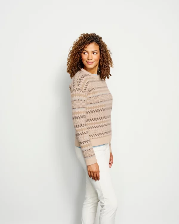 Woodland Fair Isle Crew Sweater
