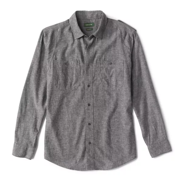 Hemp/TENCEL™ Long-Sleeved Work Shirt