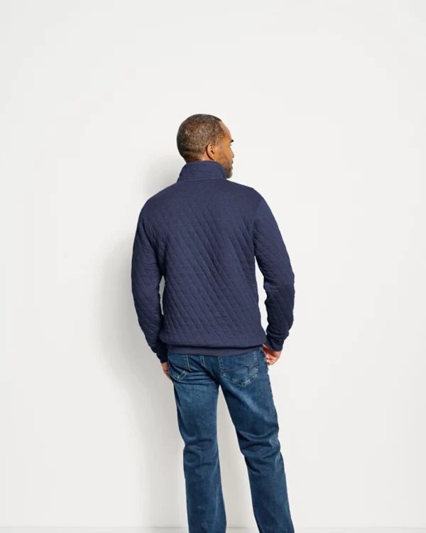 Outdoor Quilted Snap Sweatshirt