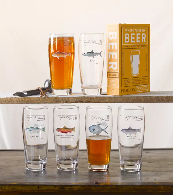 Angler's Pint Glass