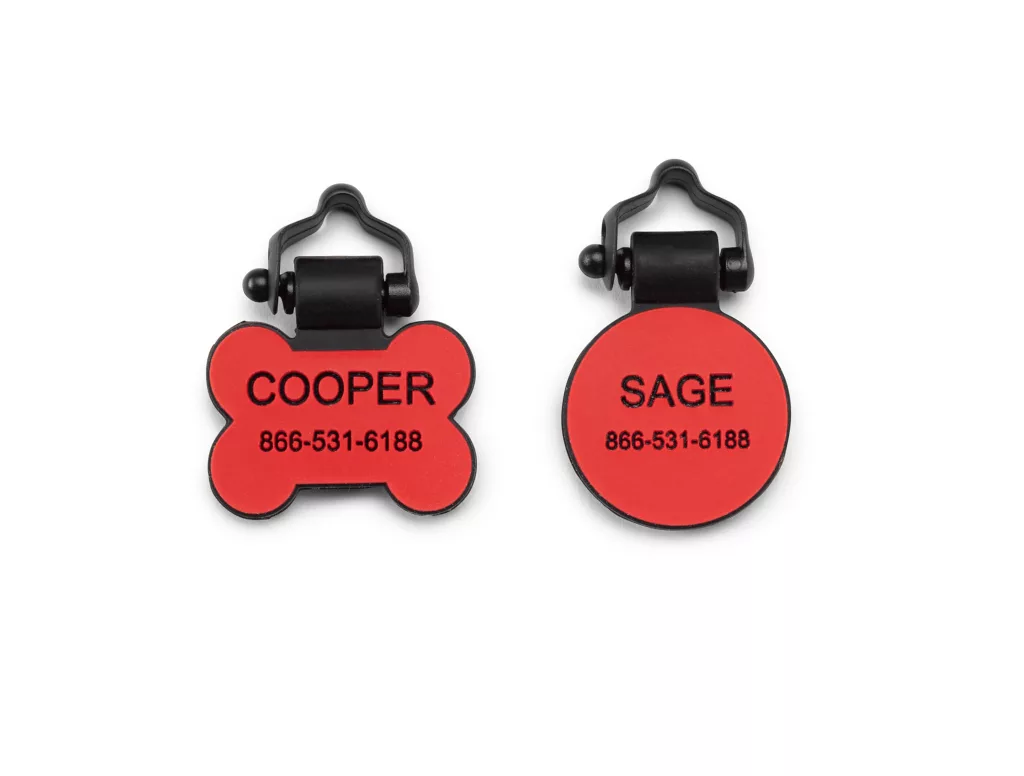 Silicone No-Rattle Dog Tag