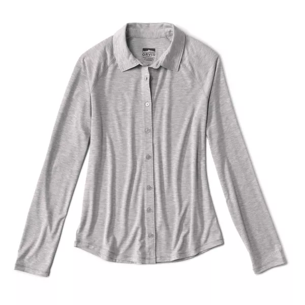 Women's DriCast™ Long-Sleeved Button-Front