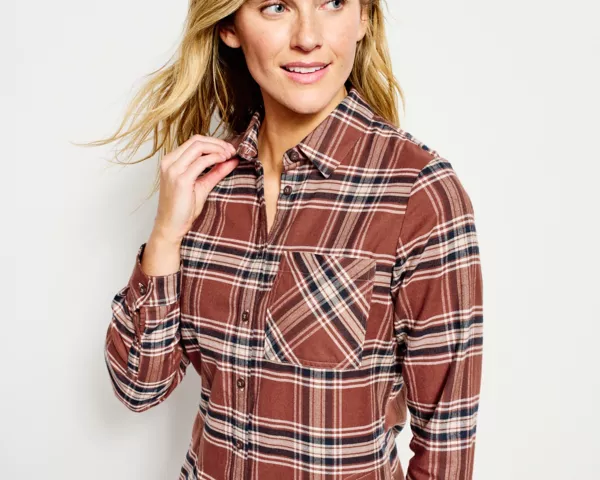 Lodge Flannel Shirt Dress