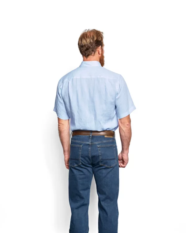 Pure Linen Short-Sleeved Shirt