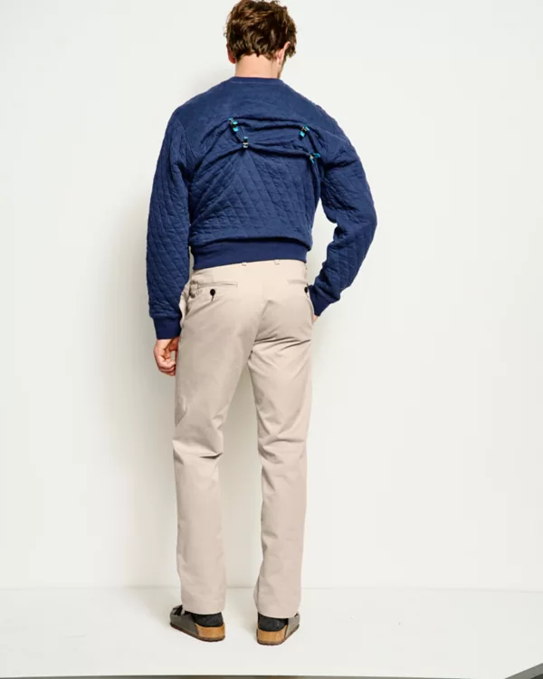 Ultimate Khakis Trim Fit Plain Front
