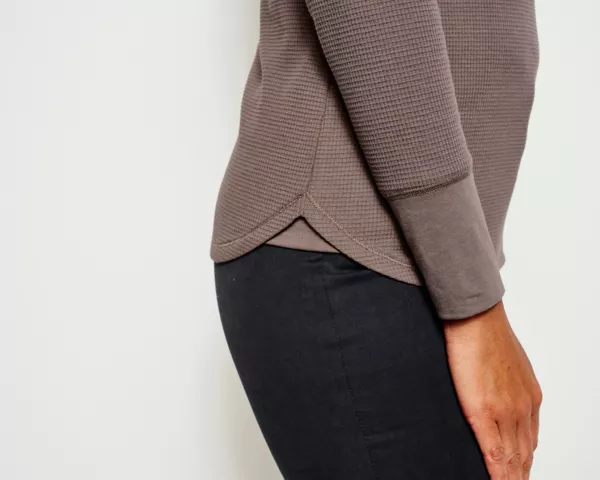 Fireside Waffle Long-Sleeved Crew