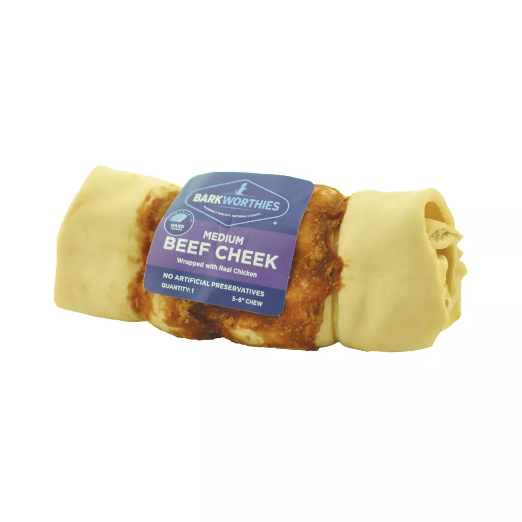 Chicken-Wrapped Beef Cheek Dog Chew