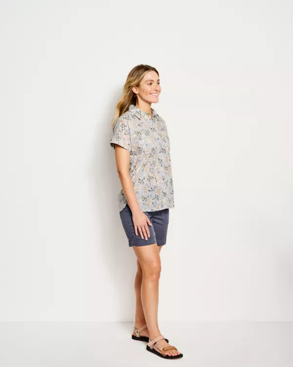 Easy Printed Short-Sleeved Camp Shirt