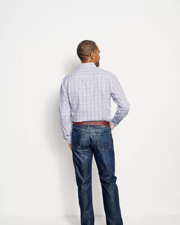 No-Work, Work Long-Sleeved Hidden Button-Down Shirt