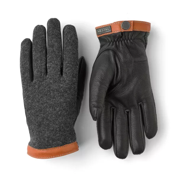 Hestra Deerskin Wool Tricot Gloves