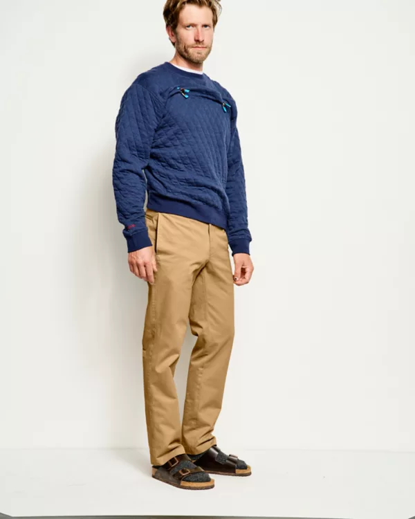 Ultimate Khakis Trim Fit Plain Front